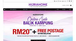 Desktop Screenshot of hijriahome.com